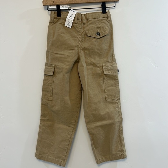 ZARA kids edition pleated khaki cargo wide leg pant - Picture 4 of 5